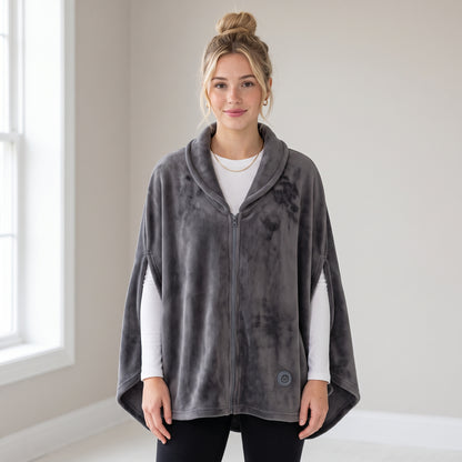 Poncho chauffant USB